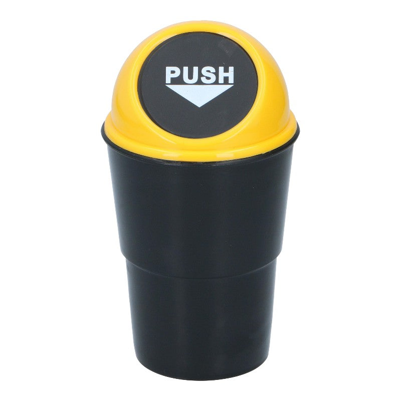 Dunlop - Korb für odpadky für Auto 400 ml 10x17 cm (gelb / schwarz)