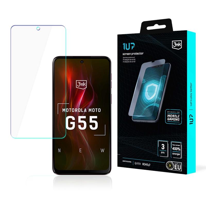 3mk 1UP - Schutzfolie für Motorola Moto G55 5G (3 Stück)