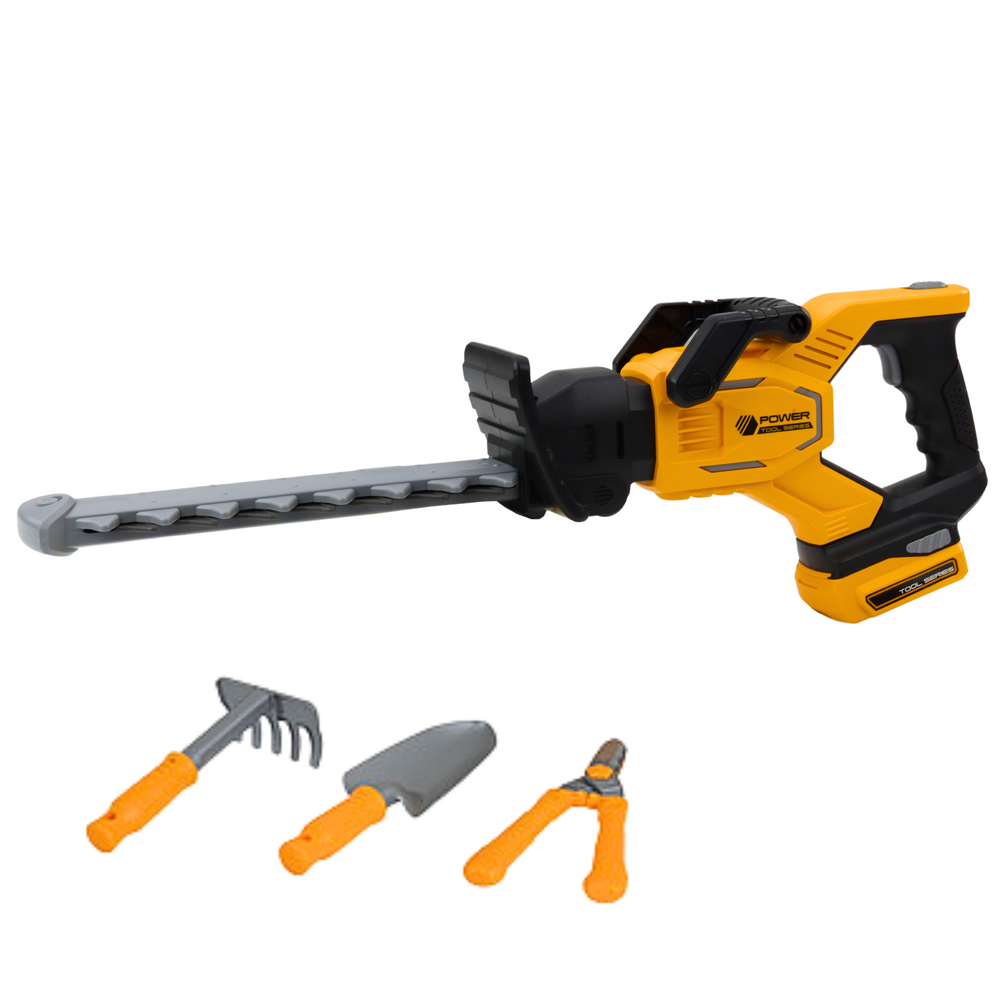 LEAN Toys Gartenset für Kinder Elektrische Schere Gartenschere Schaufel – Produktabbildung 2