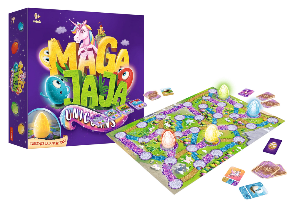 Trefl Gry Magajaja Einhorn Trefl Familienspiel 02280