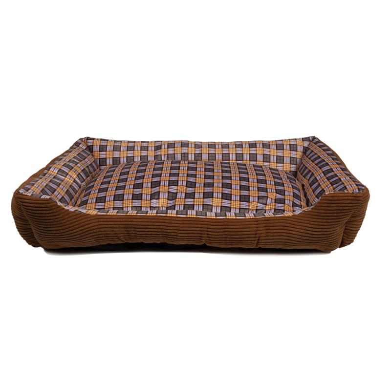 Jiný Měkký pelíšek für psy 90 x 70 x 20 cm Größe XL (braun)