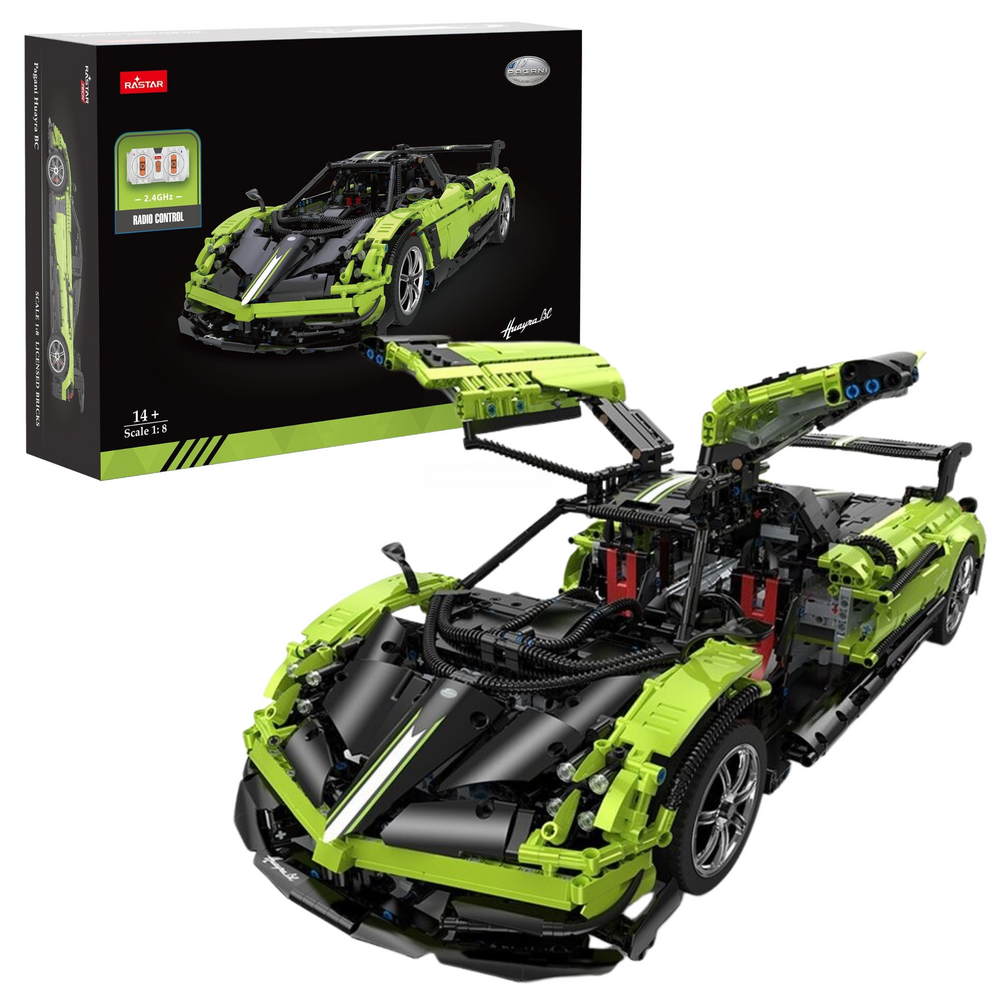 Baublöcke RC Auto Pagani Huayra BC 1:8 Rastar – Produktabbildung 2