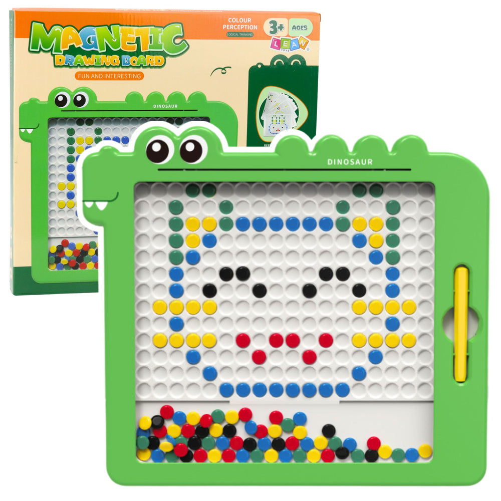 Magnettafel Puzzle Mosaik Dinosaurier Grüne Karten 20 Motive