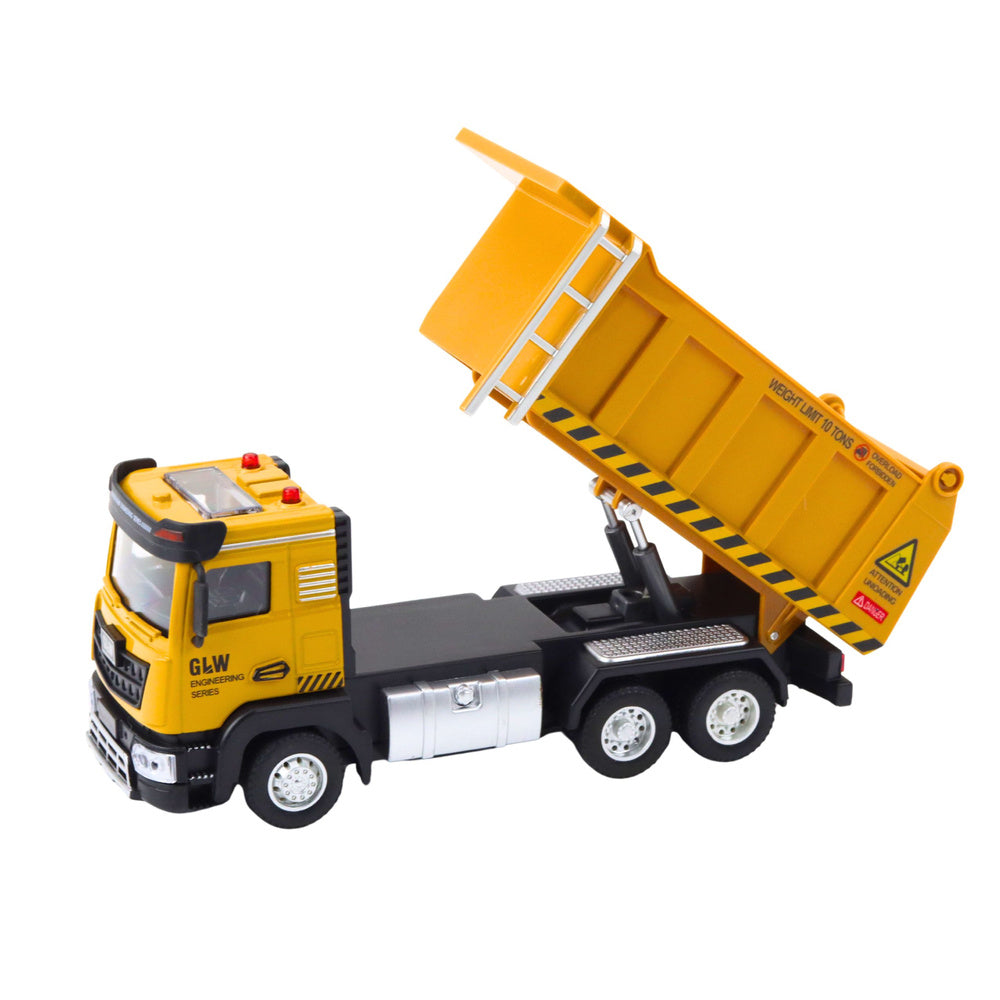 LEAN Toys Baufahrzeug Gelber Kipper – Produktabbildung 3