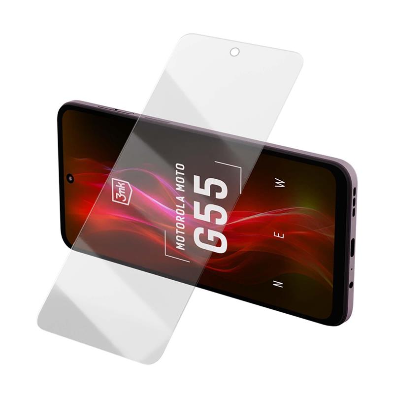3mk 1UP - Schutzfolie für Motorola Moto G55 5G (3 Stück) – Produktabbildung 2