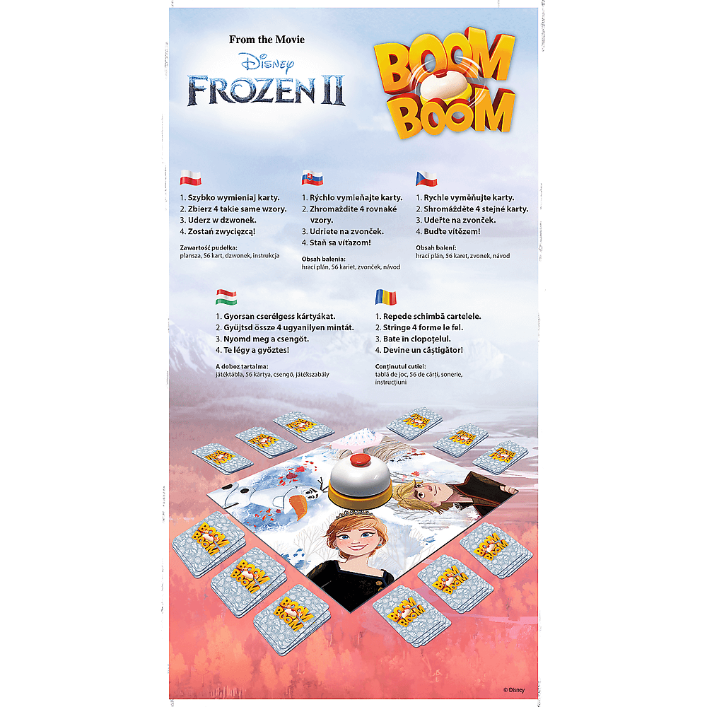 Trefl Gry Boom Boom Frozen II – Geschicklichkeitsspiel Trefl 01912 – Produktabbildung 2
