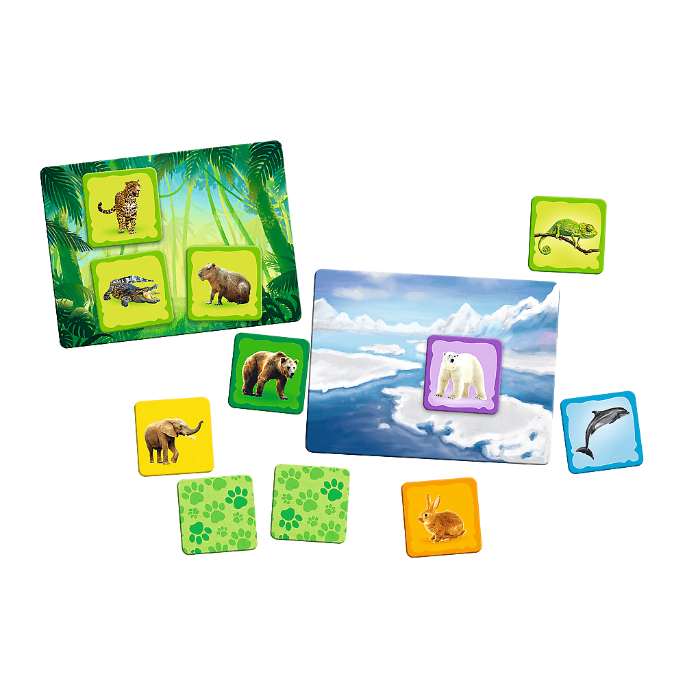 Trefl Gry Kinderspiel - Zwierzęta Świata Rodzina Treflików - Trefl 02337 – Produktabbildung 2