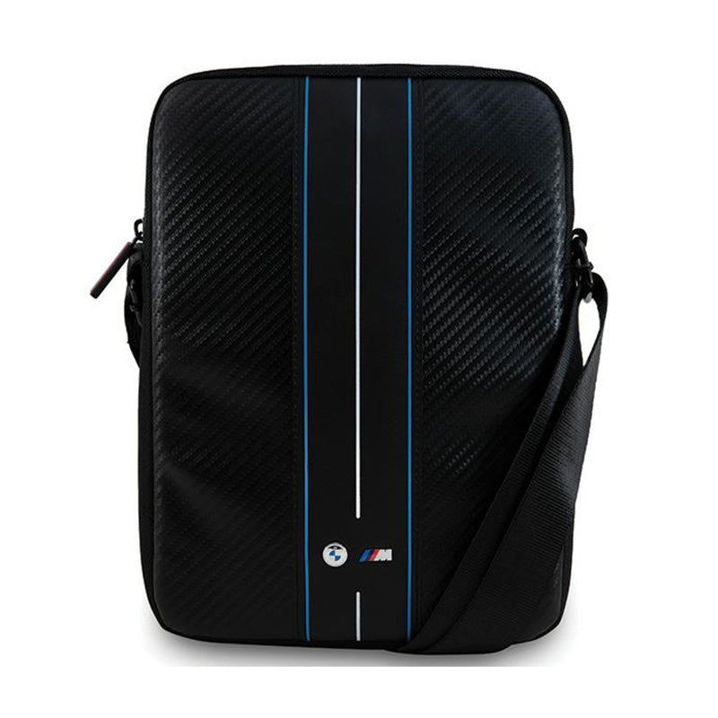 BMW Carbon Blue Stripes - Hülle für 8" Tablet (schwarz)
