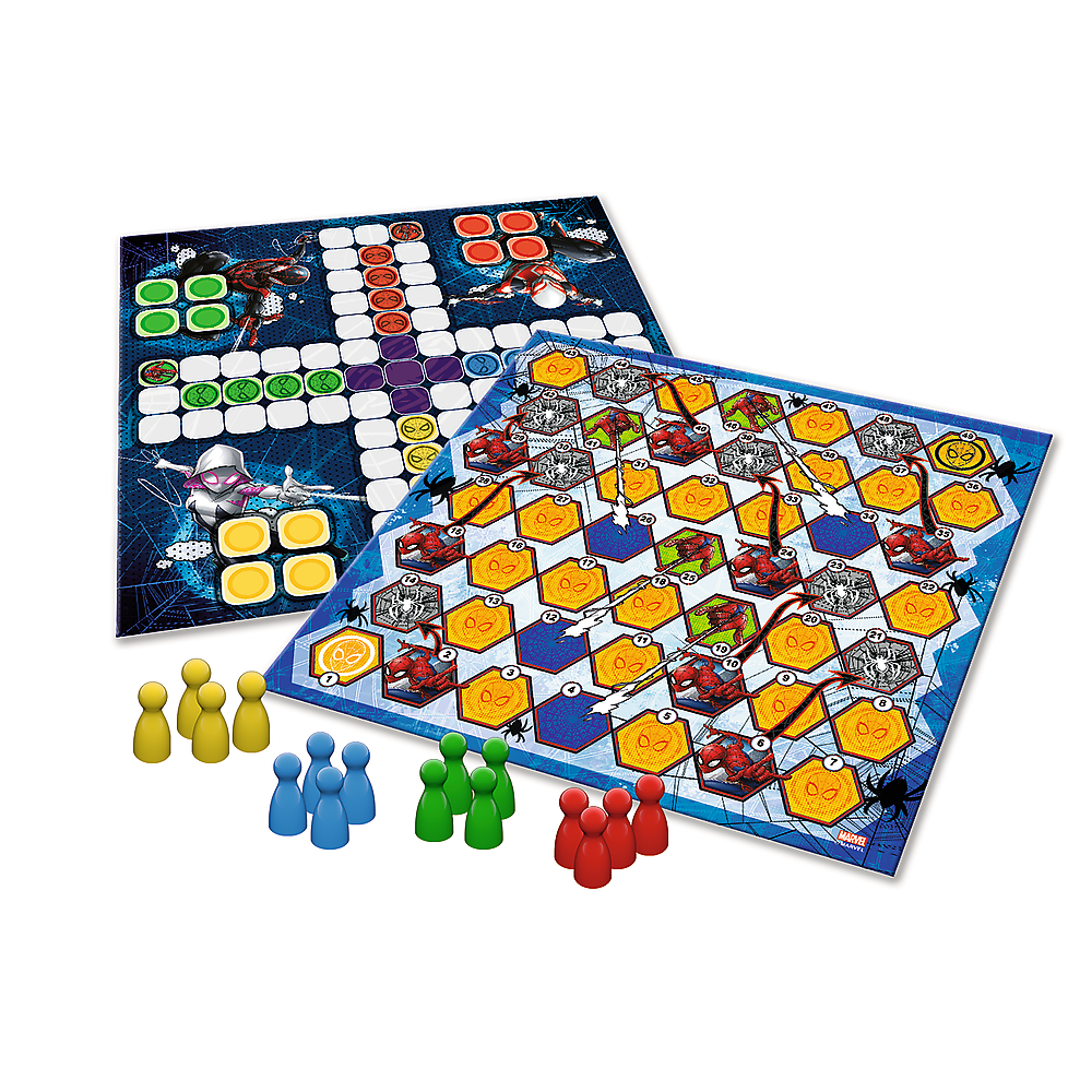 Spiel 2in1 Chinese Man / Schlangen und Leitern - Spider-Man Trefl 02419