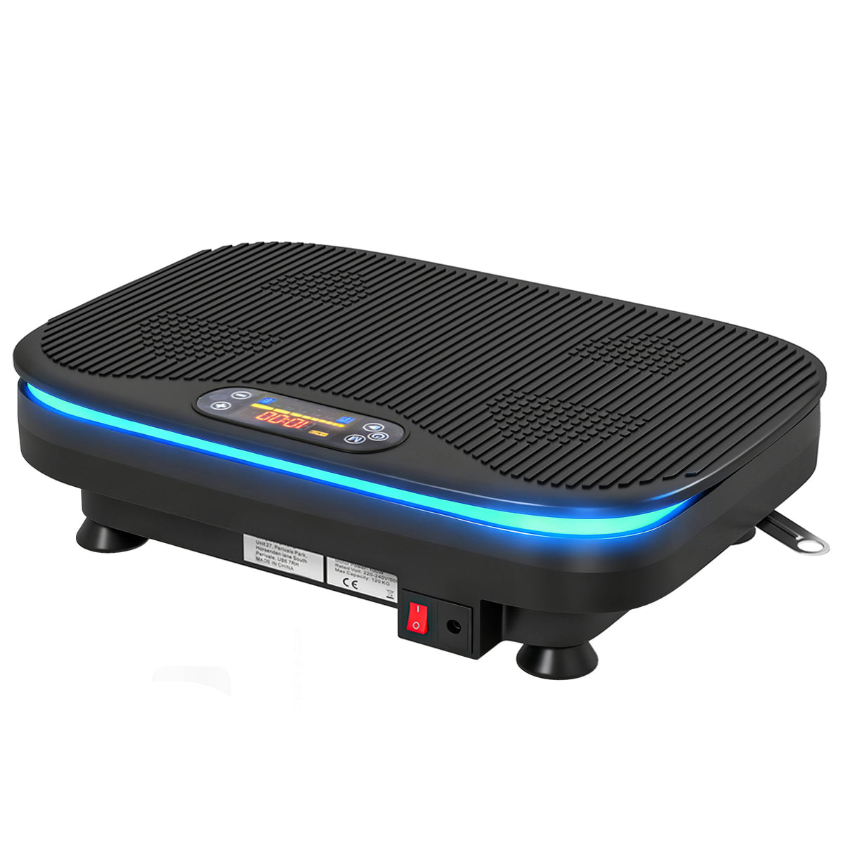 Vibrationsplatte für Fitnessübungen, Bluetooth-Funktion, Fernbedienung, 99 Geschwindigkeitsstufen