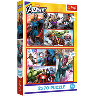 Trefl Puzzle Puzzle - 2x70 - Werde ein Held Trefl 34439