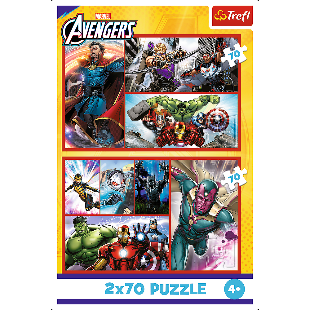 Trefl Puzzle Puzzle - 2x70 - Werde ein Held Trefl 34439 – Produktabbildung 4