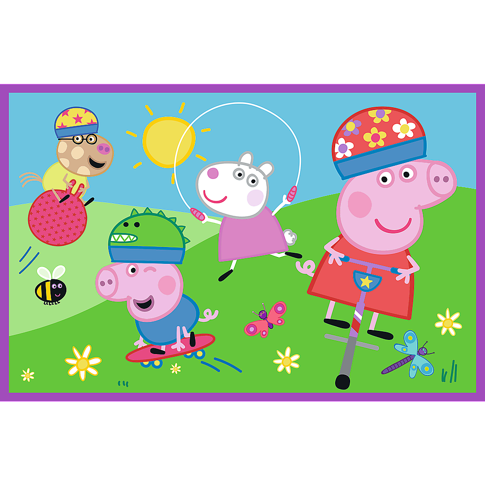 Puzzle - 2x24 - Peppa auf dem Spielplatz - Peppa Pig 34435