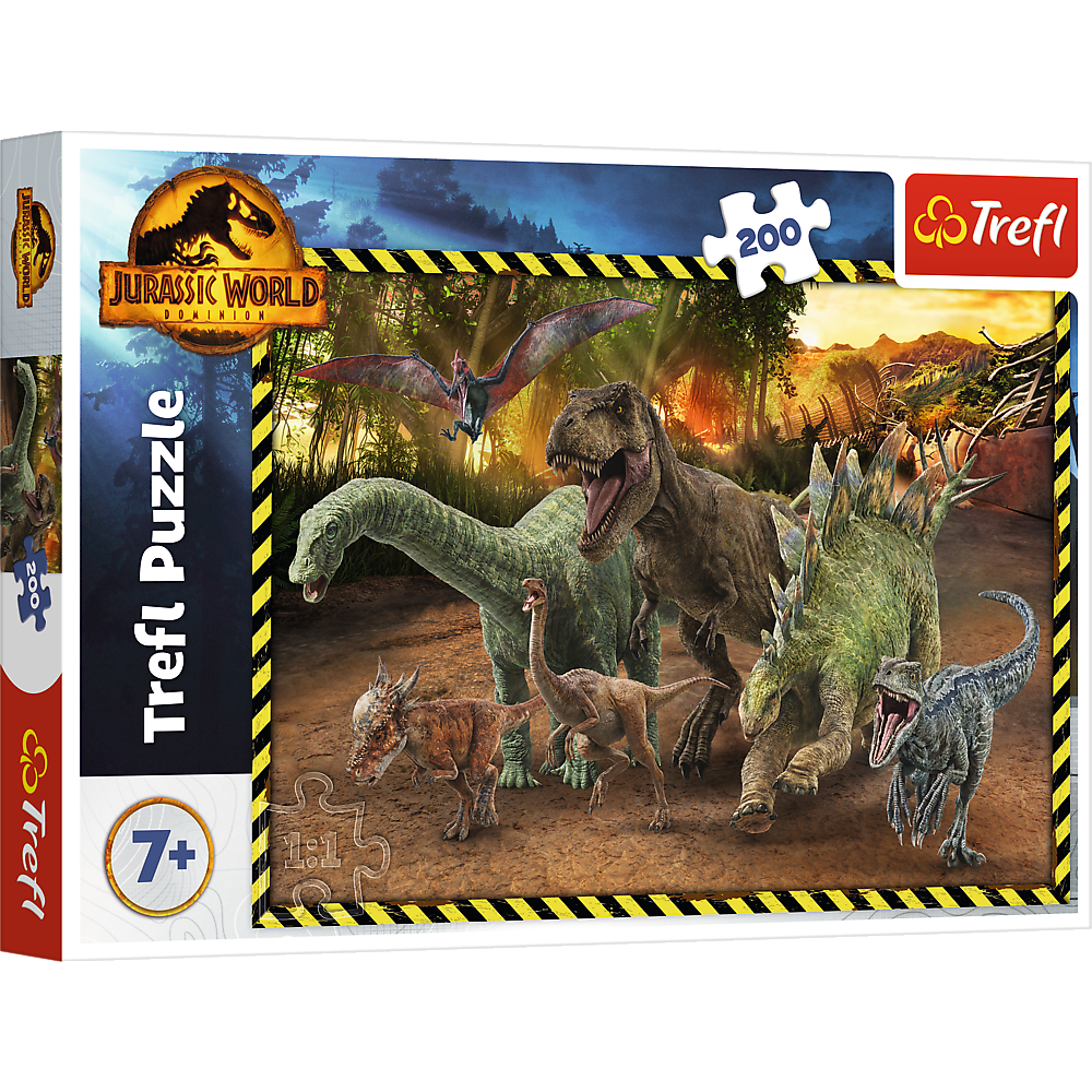 Trefl Puzzle Puzzle – 200 – Jurassic Park Dinosaurier Jurassic World 13287