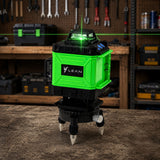 LEAN 4D Laser Level Plane 16 Linien Tasche 2 Batterien Grün – Produktabbildung 3
