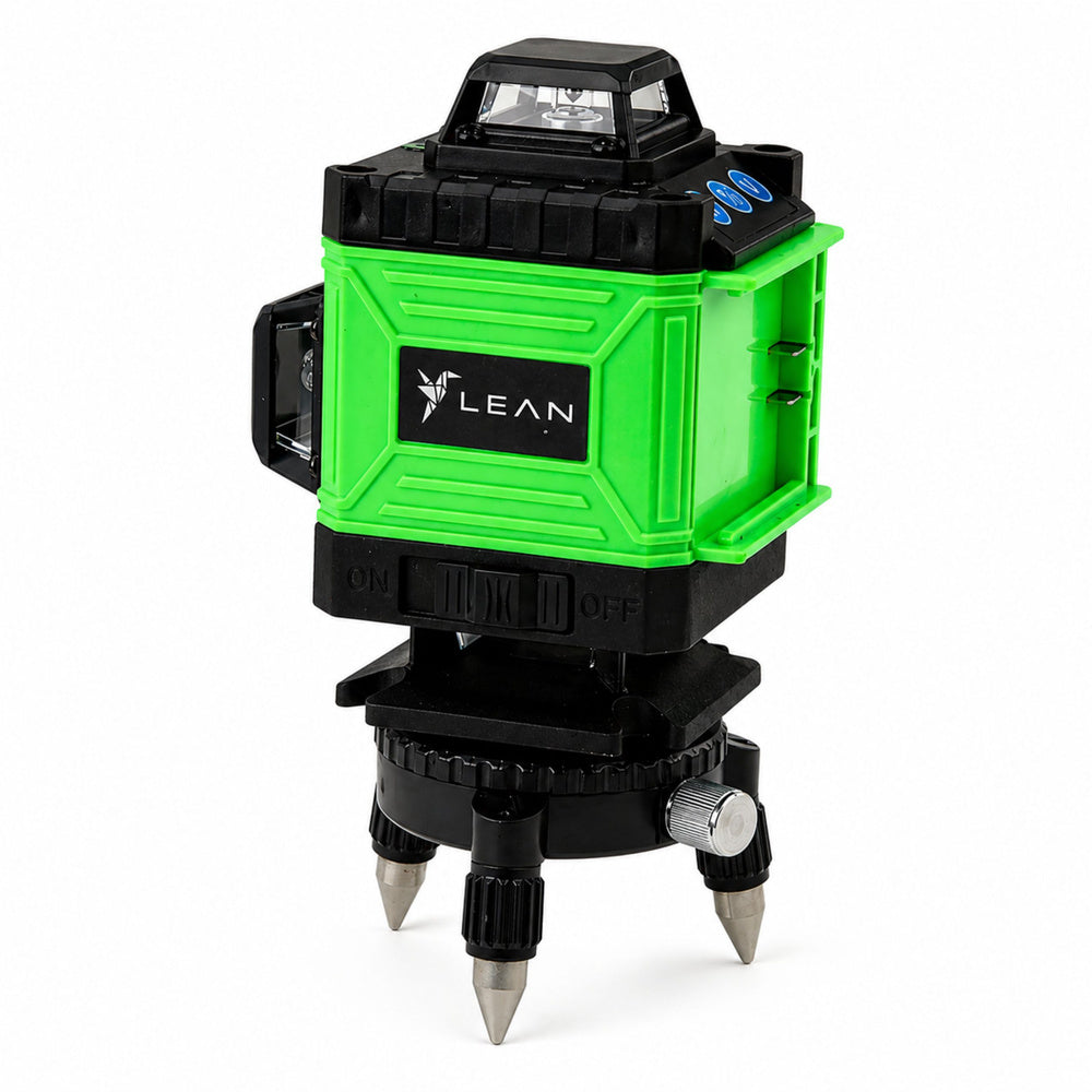 LEAN 4D Laser Level Plane 16 Linien Tasche 2 Batterien Grün – Produktabbildung 4