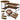 LEAN 2-in-1 Vintage Rustikales Holz Couchtisch-Set 123x60x51cm
