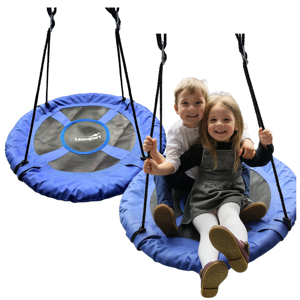 Gartenschaukel Storchennest für Kinder Blau 80cm