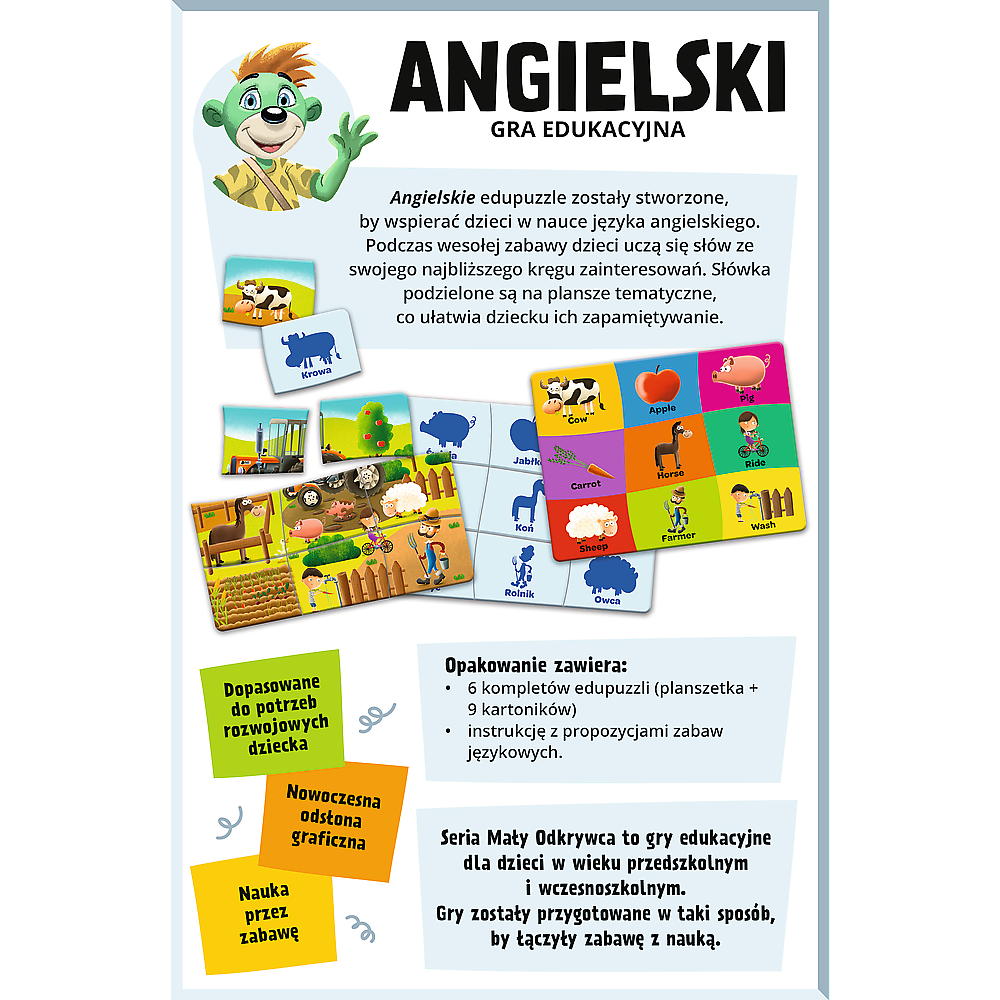Trefl Gry SPIEL - Englisch / Little Explorer Trefl 02812 – Produktabbildung 2