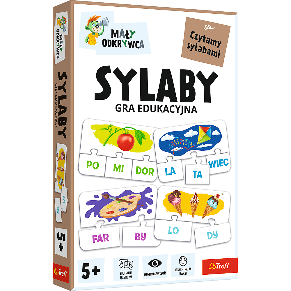 Trefl Gry SPIEL - Silben / Kleiner Entdecker Trefl 02813