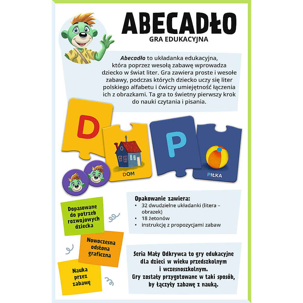 Trefl Gry SPIEL - Alphabet / Kleiner Entdecker Trefl 02811 – Produktabbildung 2