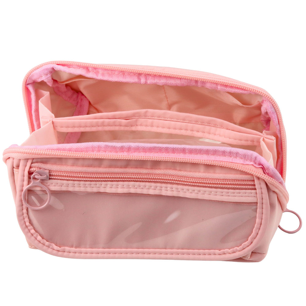 LEAN Federmäppchen Schulset, erweiterbar, geräumig, rosa, 20x10cm – Produktabbildung 2