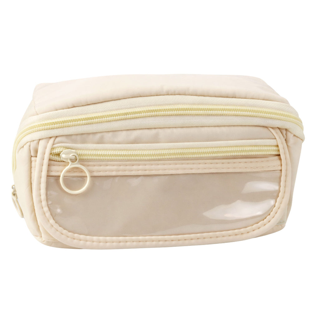 LEAN Federmäppchen Schulset, erweiterbar, geräumig, creme, beige, 20x10cm – Produktabbildung 2