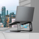 Crong AluBench – hliníkový Ständer für Laptop (schwarz) – Produktabbildung 7