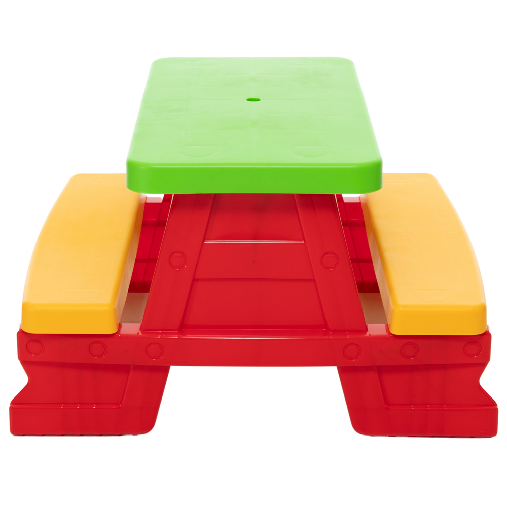 Dorex Kinder-Gartentisch- und Bank-Set, Rot 5067 – Produktabbildung 2