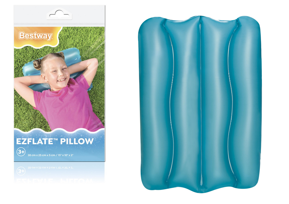 Aufblasbares Kissen 38 x 25 cm Blau Bestway 52127