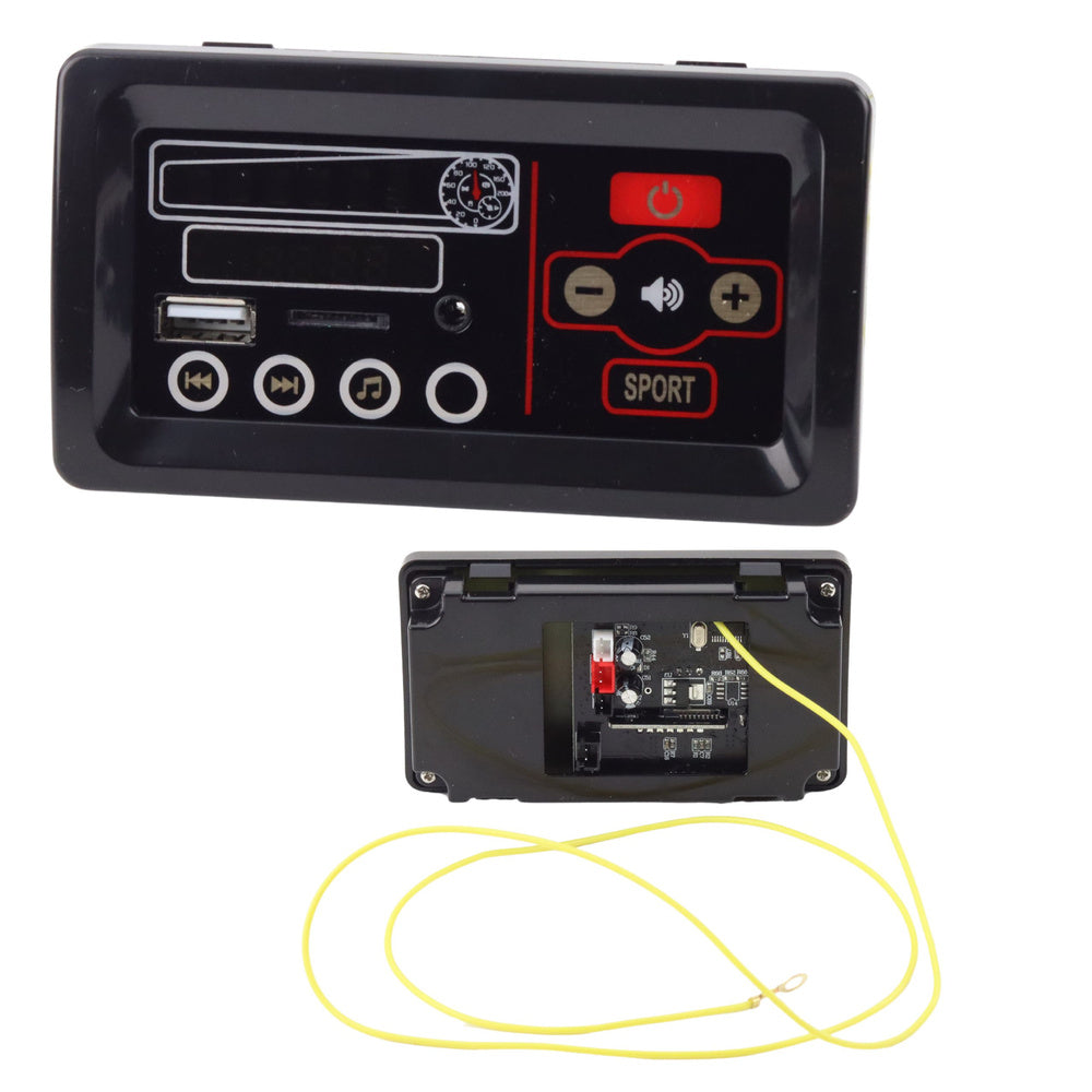 LEAN CARS Musikpanel für ein batteriebetriebenes Fahrzeug - 12 V
