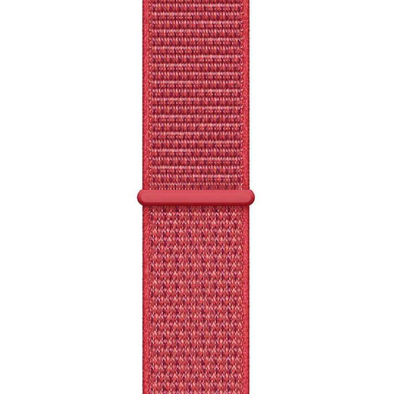Crong Nylon - Sport- Armband für Apple Watch 38/40/41/42 mm (rot fusion) – Produktabbildung 2