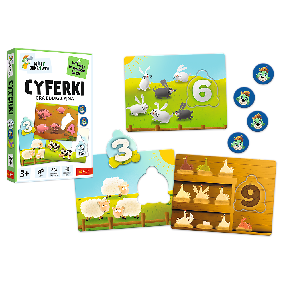 Trefl Gry SPIEL - Kleiner Entdecker Zahlen Trefl 02810 – Produktabbildung 2