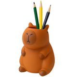 LEAN Capybara Stiftehalter-Figur, braun, 10 x 7 cm – Produktabbildung 4