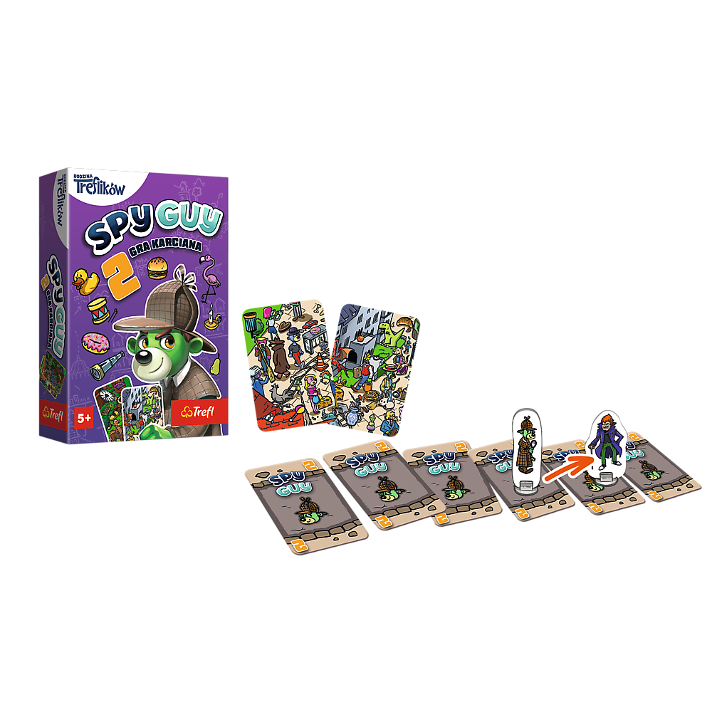 Trefl Gry SPIEL - Spy Guy Kartenspiel 2 von Trefl 02817 – Produktabbildung 2