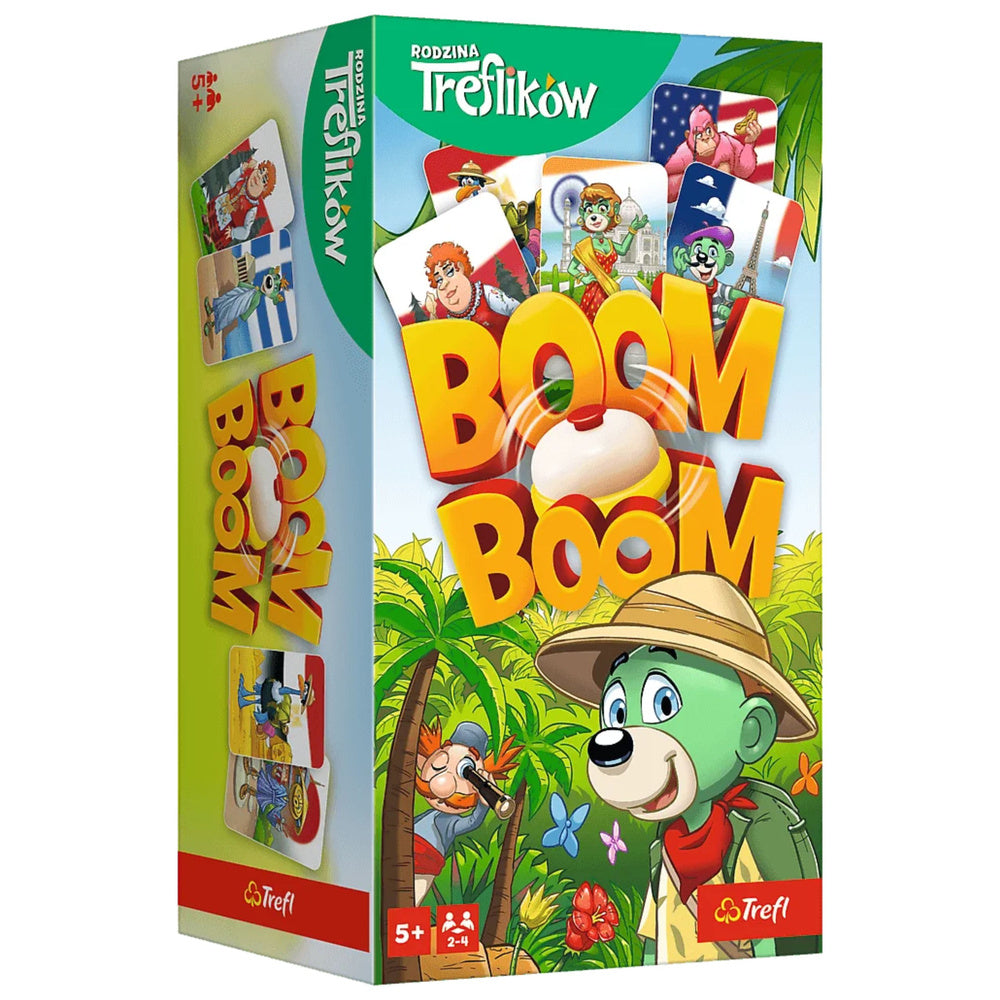 Trefl Gry 02822 SPIEL - Boom Boom Treflik Family Trefl – Produktabbildung 2