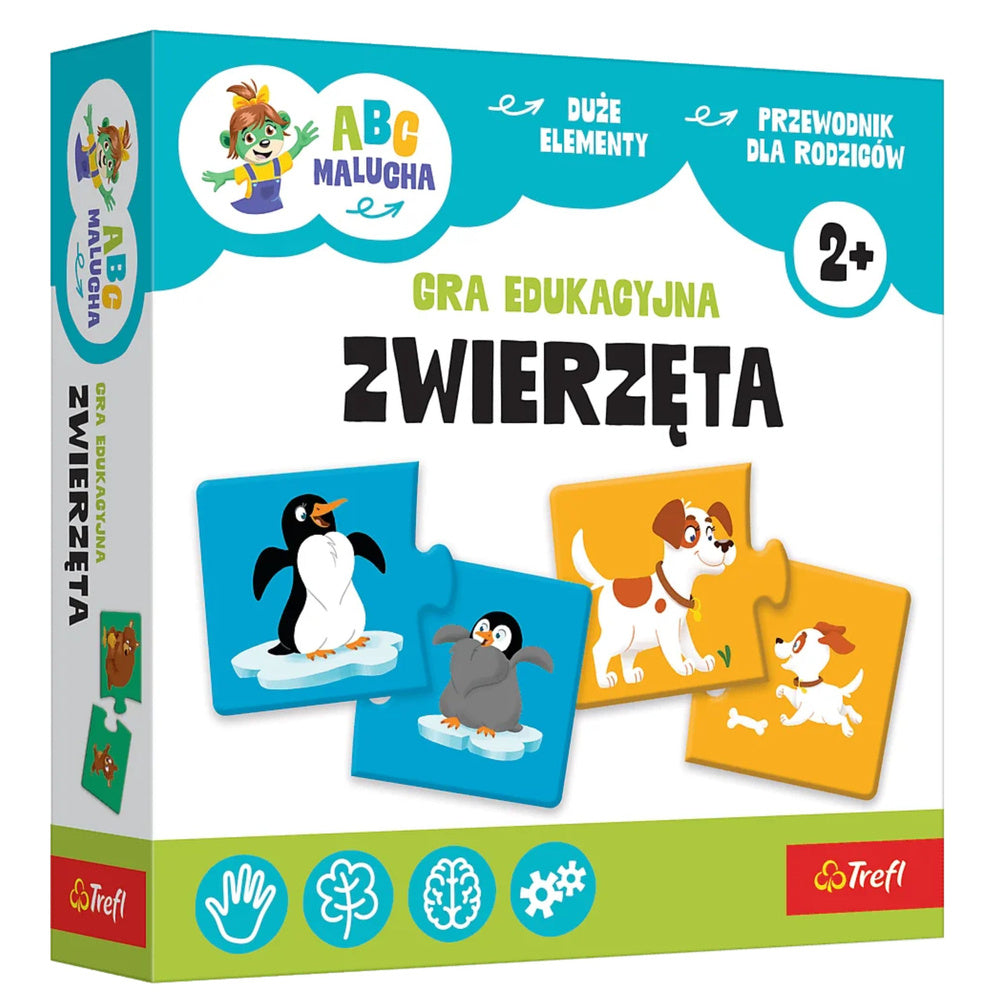 Trefl Gry SPIEL - Tiere - Kleinkind ABC - Trefl 02905