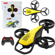 LEAN Toys Mini-RC-Drohne Syma X36 Vier-Achsen-Akrobatik Gelb
