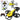 LEAN Toys Mini-RC-Drohne Syma X36 Vier-Achsen-Akrobatik Gelb