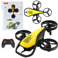 LEAN Toys Mini-RC-Drohne Syma X36 Vier-Achsen-Akrobatik Gelb