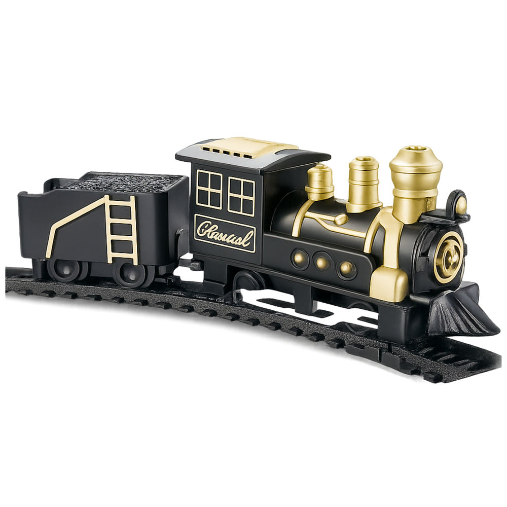 LEAN Toys Klassische Eisenbahn-Güterwagen-Gleise 53 x 48,5 cm – Produktabbildung 2
