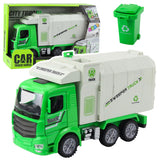 LEAN Toys Müllwagen, Stadtlichter, Geräusche, Grün