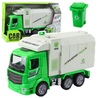 LEAN Toys Müllwagen, Stadtlichter, Geräusche, Grün