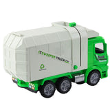 LEAN Toys Müllwagen, Stadtlichter, Geräusche, Grün – Produktabbildung 3