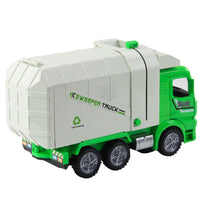 LEAN Toys Müllwagen, Stadtlichter, Geräusche, Grün – Produktabbildung 3