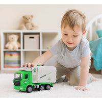 LEAN Toys Müllwagen, Stadtlichter, Geräusche, Grün – Produktabbildung 6