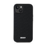 DKNY 3D Rubber Repeat Pattern - Hülle für iPhone 15 / 14 / 13 (schwarz) – Produktabbildung 3