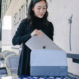 STM Origin Laptop Sleeve – Hülle für MacBook Pro 14" / Laptop 14” / 13” (schwarz břidlice) – Produktabbildung 7