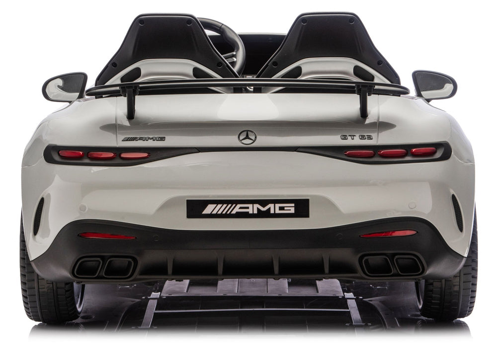 LEAN CARS Mercedes GT63 AMG DK-GT63 24V LCD Elektroauto, Hellgrau – Produktabbildung 11