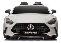 LEAN CARS Mercedes GT63 AMG DK-GT63 24V LCD Elektroauto, Hellgrau – Produktabbildung 3